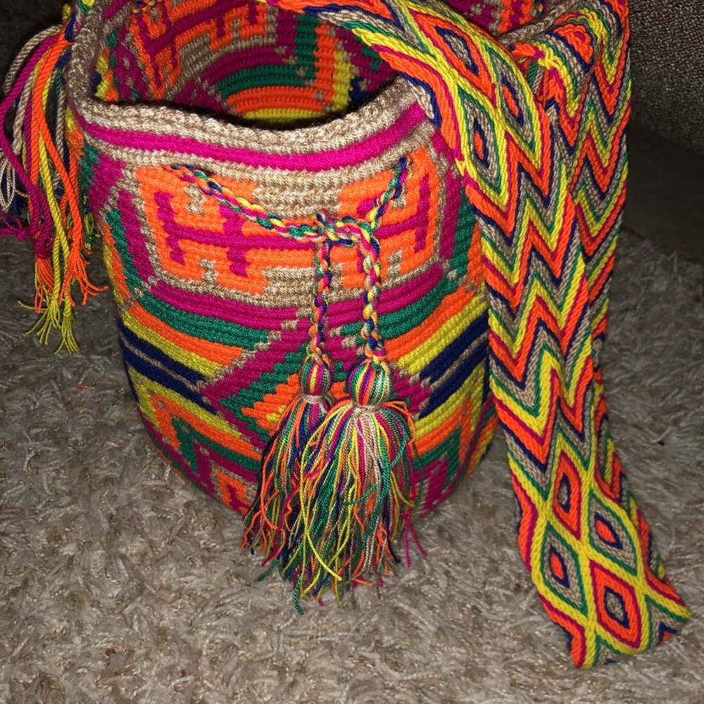 New & Authentic Colombian Wayuu Mochilas